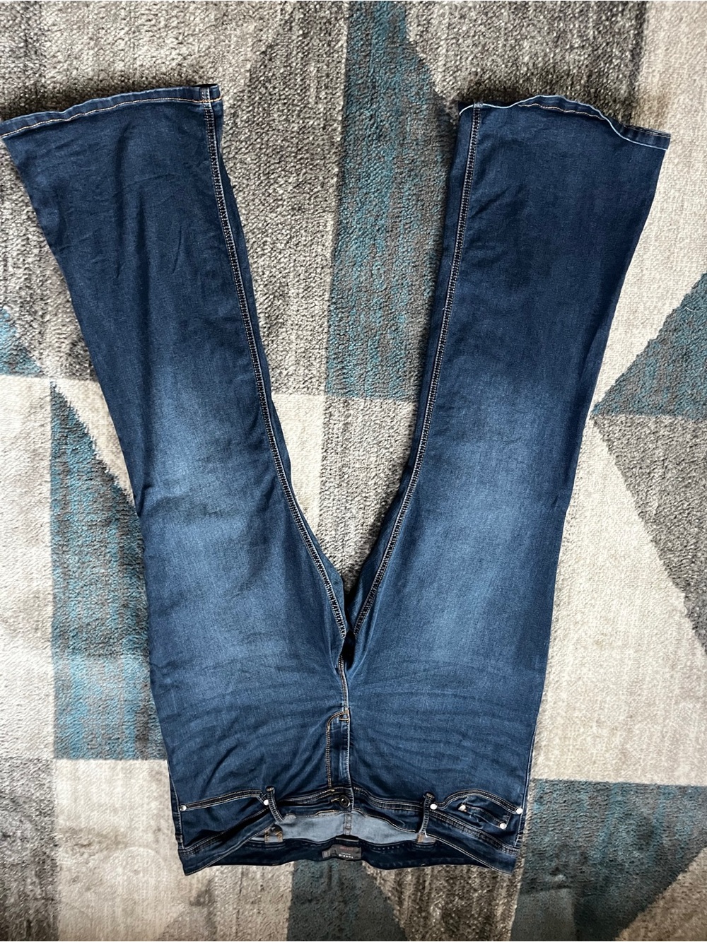 torrid Medium Wash Flared Wide-Leg Jeans